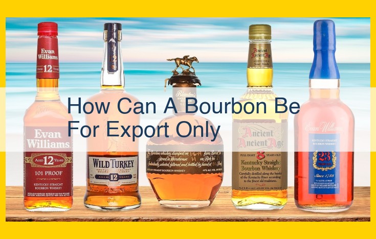 Bourbon Exports: Specific Requirements for Export-Only Products