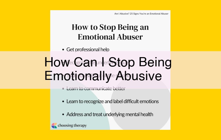 Breaking the Cycle of Emotional Abuse: Identifying Red Flags and Seeking Help