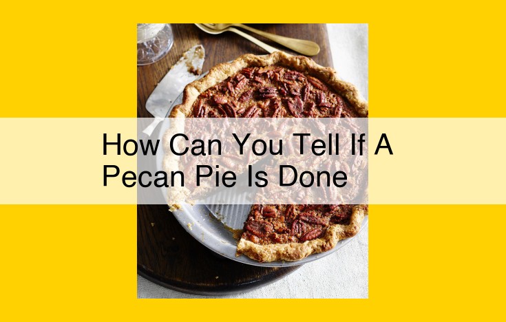 How to Check When a Pecan Pie is Perfectly Done: Knife, Toothpick, and Thermometer Tests