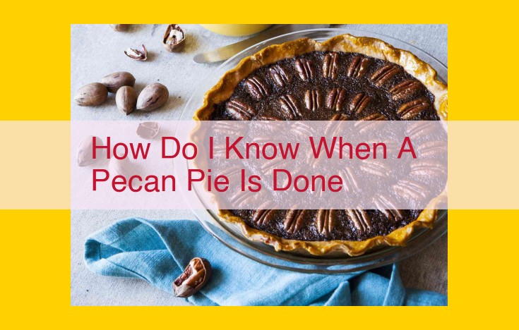 4 Foolproof Methods to Check if Your Pecan Pie is Perfectly Done