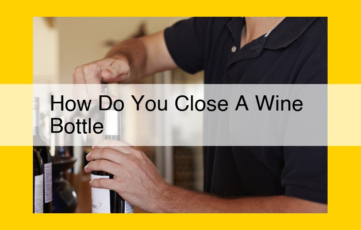 Ultimate Guide to Preserving Wine's Integrity: Sealing Bottles Flawlessly