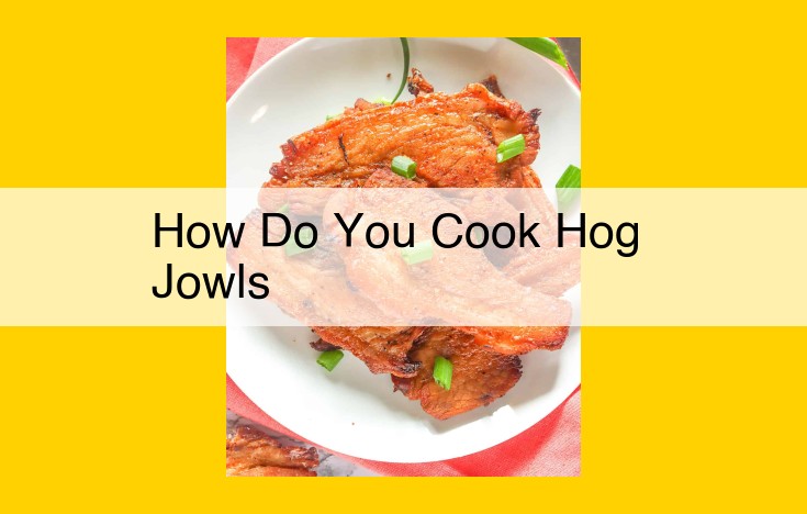 Hog Jowls: Culinary Techniques, Essential Ingredients, and Flavorful Options for Southern Cuisine