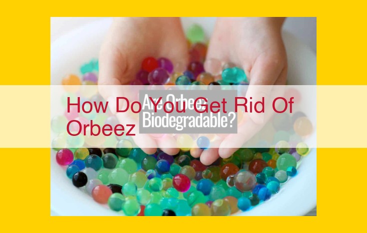 Safe Disposal of Orbeez: Prevent Drain Blockages and Landfill Damage