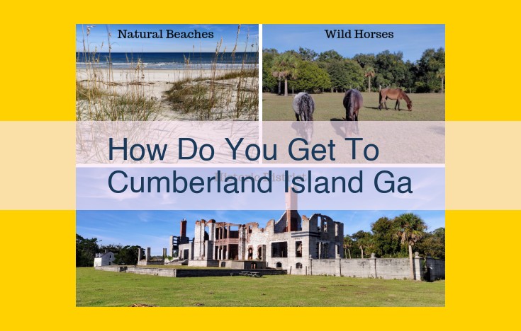 Cumberland Island Transportation: Ferry, Docking, and Air Access