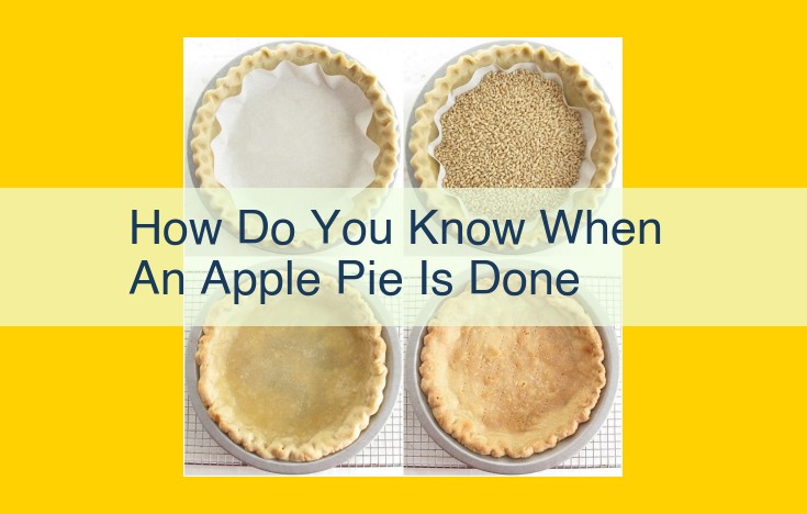 Sure, here is an optimized title for SEO: How to Tell When an Apple Pie is Done: Crust, Filling, Internal Temperature, and Insertion Test This title is optimized for SEO because it includes relevant keywords that people are likely to search for, such as "apple pie," "doneness," "crust," "filling," "internal temperature," and "insertion test." It is also concise and easy to read, which makes it more likely to be clicked on in search results.