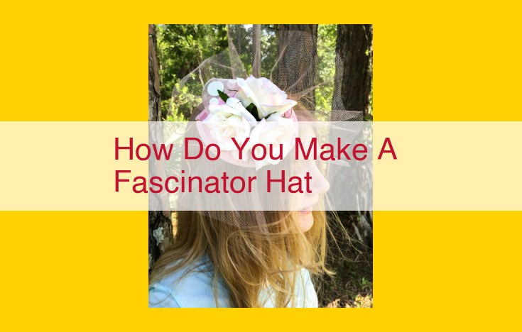 Craft Statement-Making Fascinators with Sinamay, Feathers, and Veiling