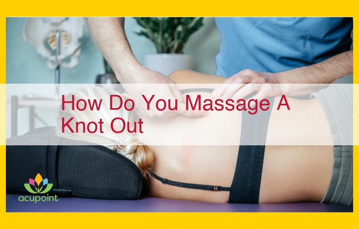 Expert Guide: Melt Away Muscle Knots with Effective Massage Techniques