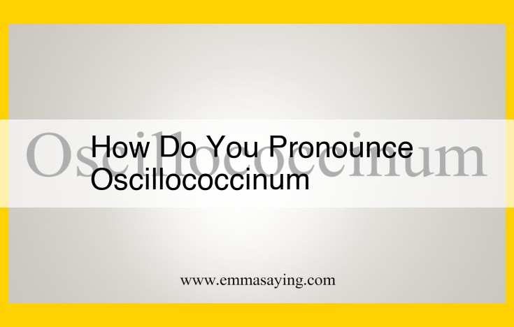 Oscillococcinum: Homeopathic Flu Remedy and Its Scientific Scrutiny