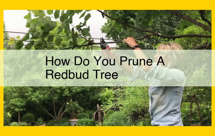 A Comprehensive Guide to Pruning Redbud Trees: Techniques, Tools, and Timing