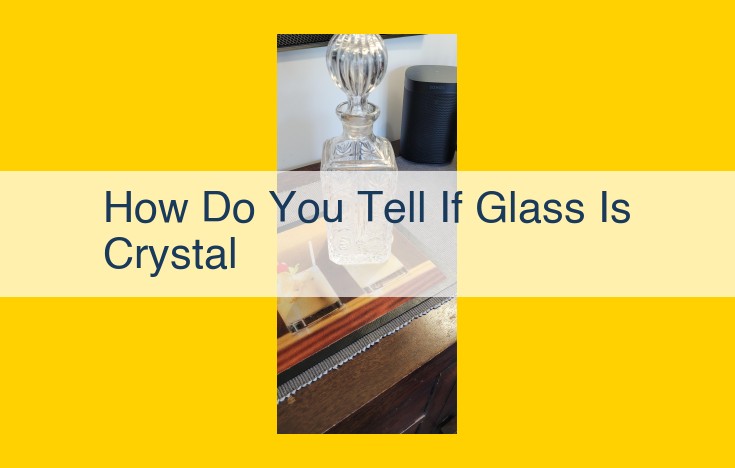 Unveiling the Distinction: How to Differentiate Glass from Crystal