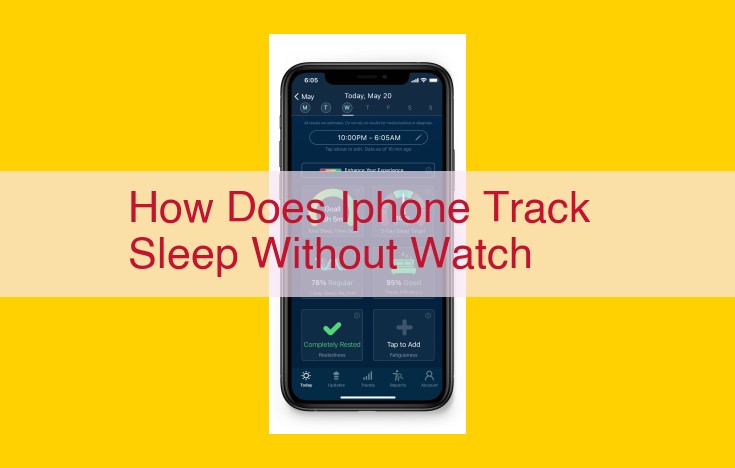 iPhone's Enhanced Sleep Tracking: Unlocking Optimal Slumber with Advanced Technology