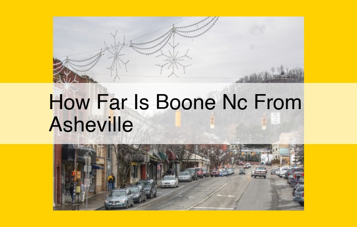 Driving from Boone to Asheville: Distance, Travel Time, and Route Options