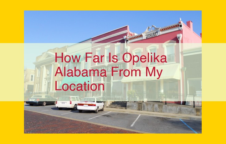 Determine Distance and Plan Journey to Opelika, Alabama