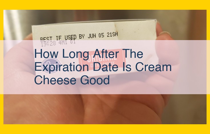 Maximize Cream Cheese Shelf Life: A Guide to Safe Consumption Beyond Expiration