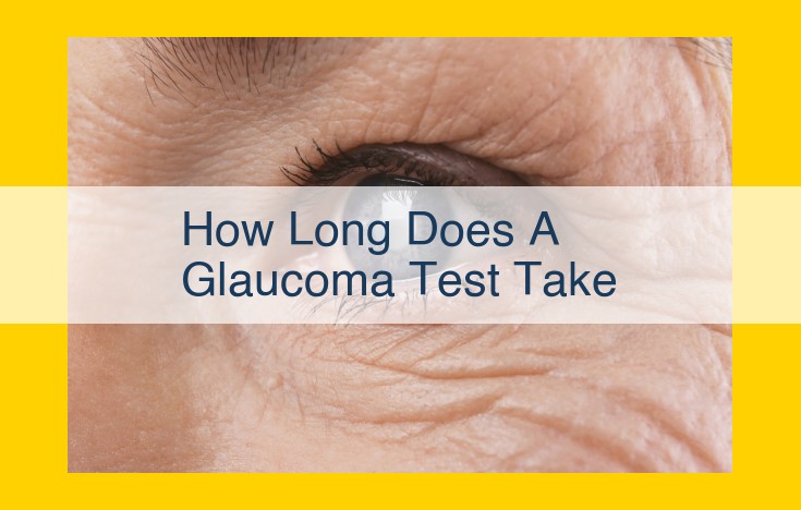 Glaucoma Test: Duration and Methods Explained