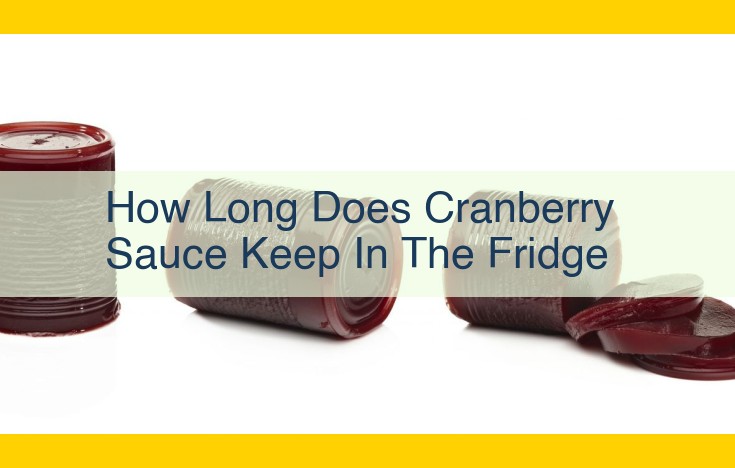 Store Cranberry Sauce: Ultimate Guide to Refrigeration and Freezing