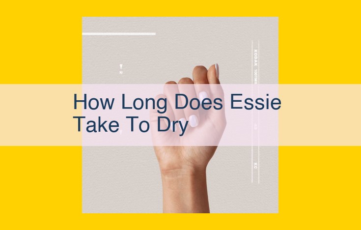 How Long Does Essie Nail Polish Take to Dry Effectively: Essential Tips for a Flawless Manicure