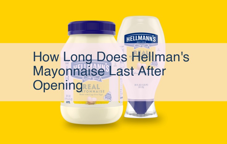 How Long Does Open Hellmann's Mayonnaise Last? Storage Guide for Optimal Freshness