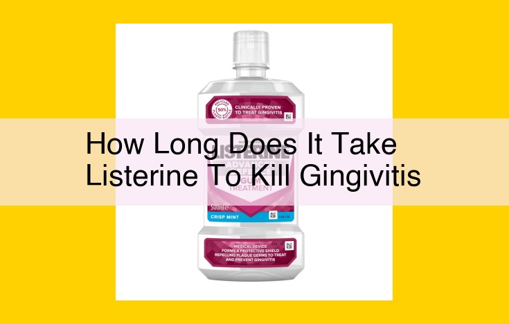 Listerine: The Dentist-Endorsed Oral Rinse for Gingivitis Relief