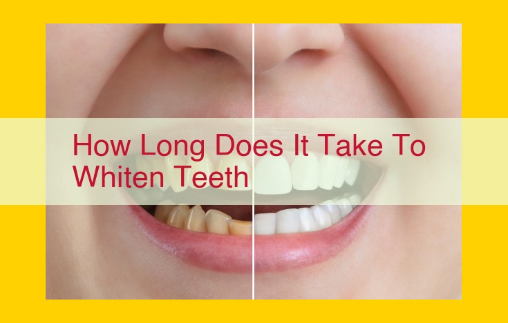 Teeth Whitening: Timeline and Factors Affecting Treatment Duration