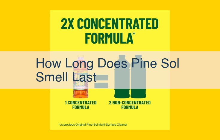 Pine-Sol Scent Duration: Factors Affecting Longevity and Tips for Maintaining Freshness