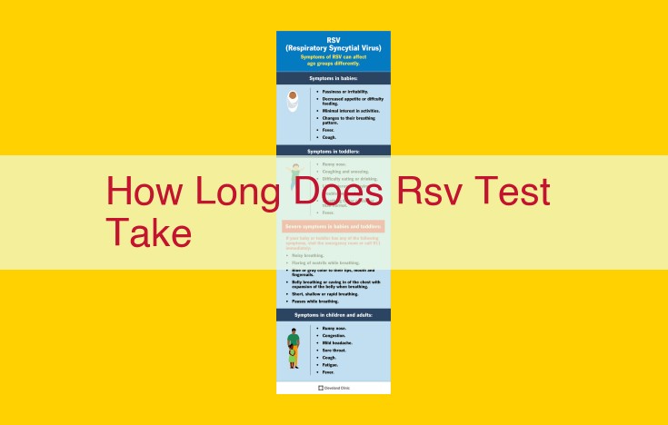 RSV Test Duration: How Long Does an RSV Test Take?