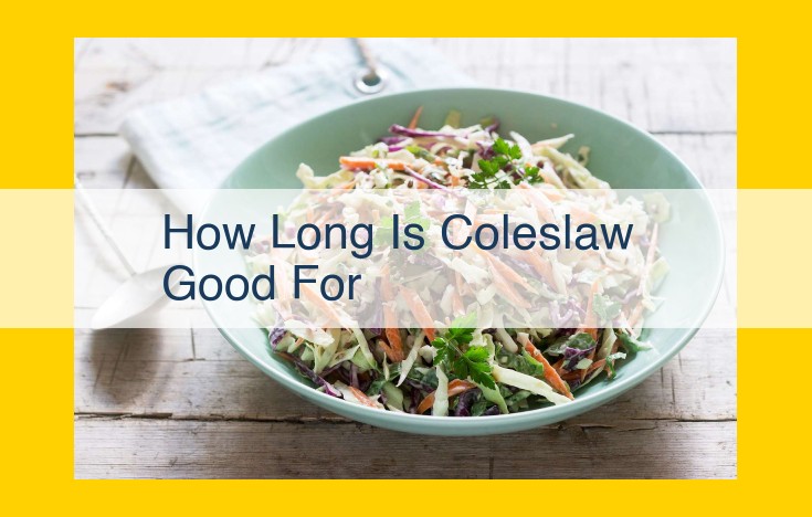 Maximize Coleslaw Freshness: Refrigeration, Storage Tips, and Shelf Life