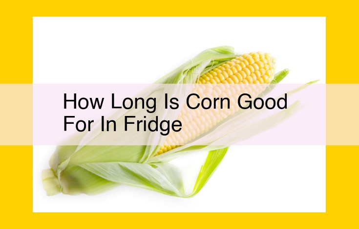 Maximize Corn Freshness: Refrigeration Tips and Storage Guidelines (SEO Optimized)