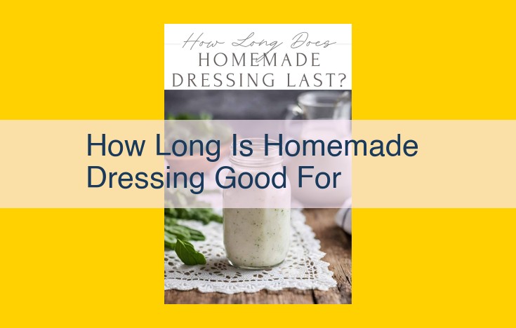 Shelf Life of Homemade Dressings: Maximizing Freshness and Flavor