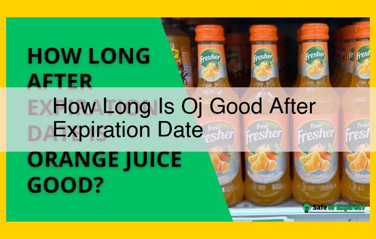 OJ Expiration Date: How Long Does Orange Juice Last After Opening or Expiration?