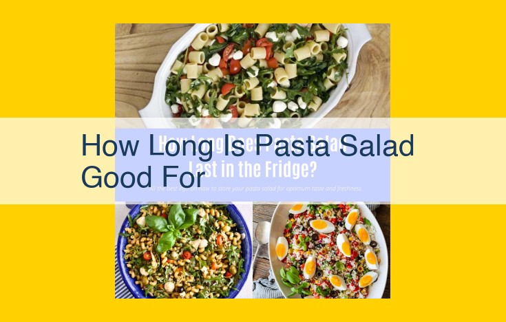 Pasta Salad: Storage, Shelf Life, and Spoilage Prevention for Optimal Enjoyment