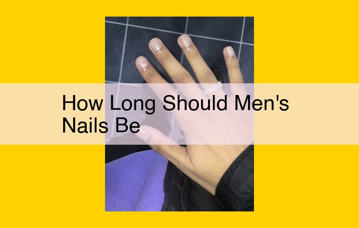 The Ultimate Guide to Optimal Nail Length for Men: Hygiene, Prevention, and Style