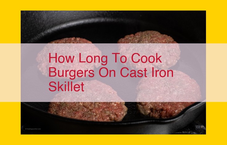 Perfect Cast Iron Skillet Burgers: A Guide to Perfectly Cooked Patties