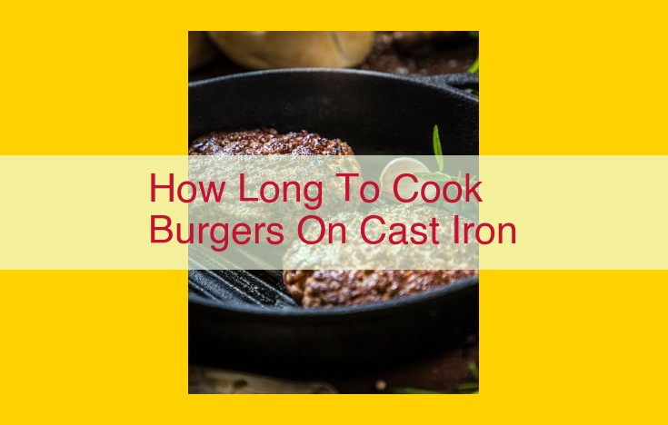 |Optimized SEO Title|: Savor Mouthwatering Burgers: Grill Them Perfectly on a Cast Iron Skillet