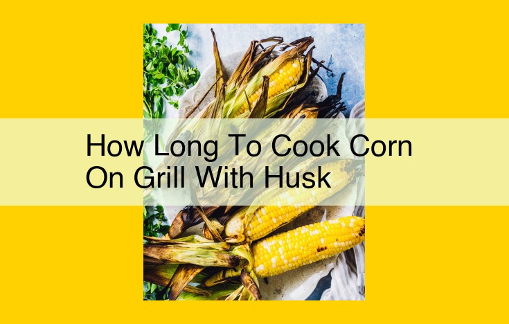 How to Grill Corn with Husk: A Charred and Tender Delight