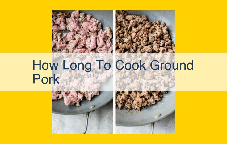 Master the Art of Cooking Ground Pork: Achieving Safety & Flavor Excellence