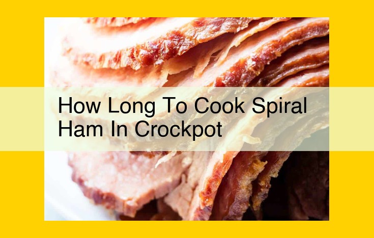 Precise Cooking Times for Slow Cooker Spiral Hams: A Comprehensive Guide