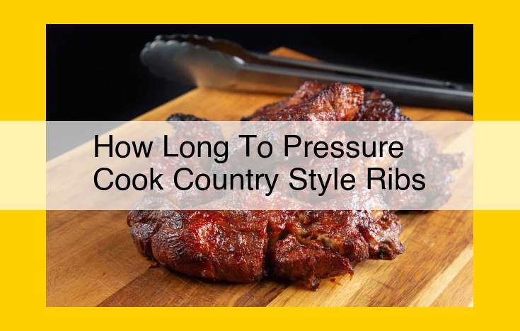 Pressure Cooker Country-Style Ribs: Perfect Tenderness in 20-30 Minutes