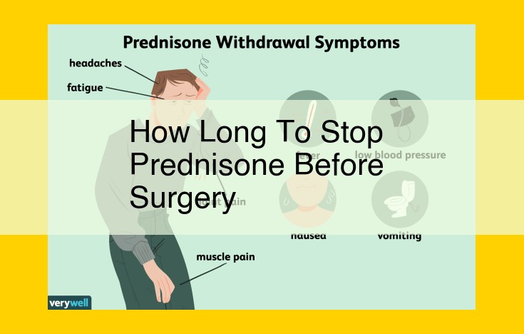 Optimized Title for SEO: When to Stop Prednisone Before Surgery: A Comprehensive Guide