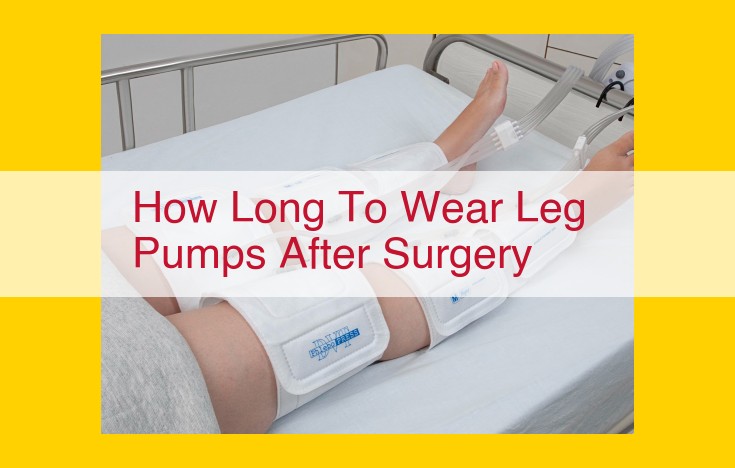 Avoid Leg Swelling After Surgery: Determine Optimal Duration for Leg Pump Use