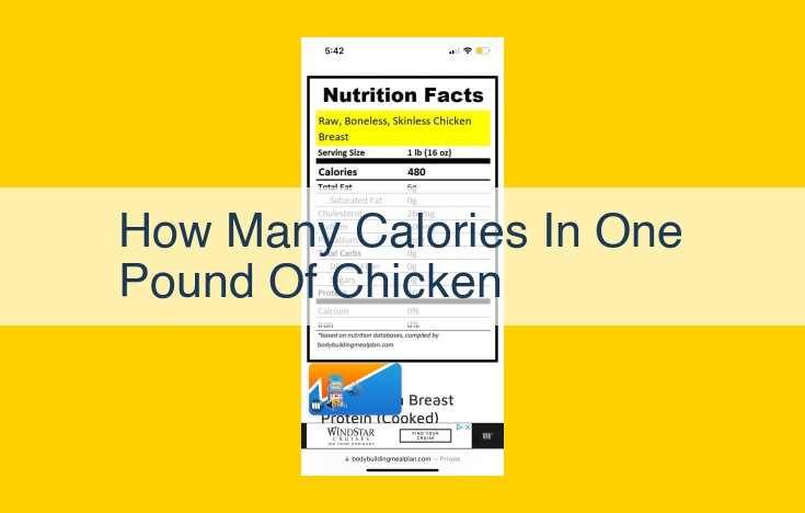 Nutritional Value of Cooked Chicken: Calories, Macronutrients, and Health Benefits