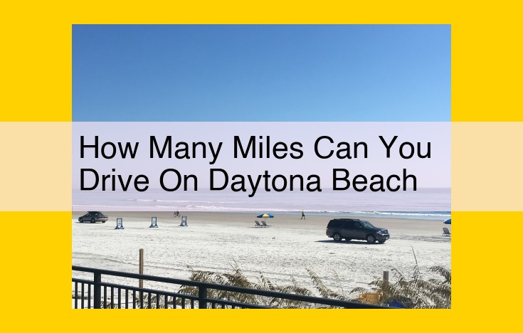 Original Title Optimized Title Daytona Beach, a coastal city in Florida, allows driving on its renowned beach. Experience Thrilling Beach Driving in Daytona Beach: Regulations, Safety, and Scenic Views