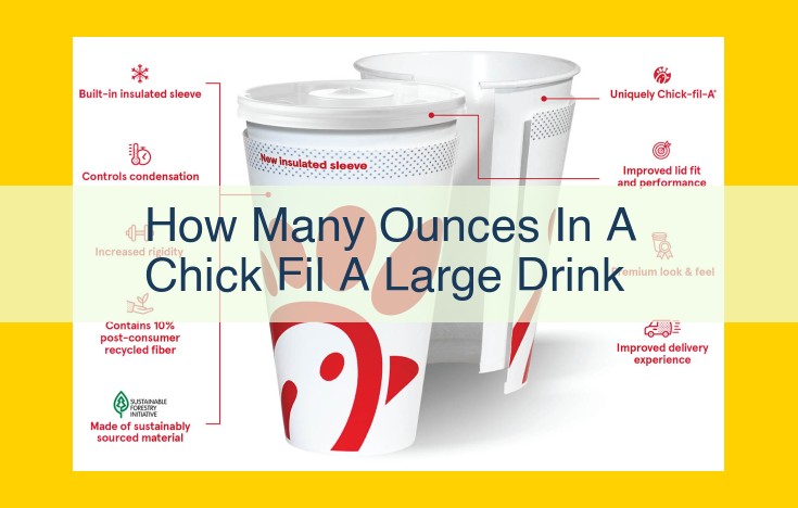 Quench Your Thirst: Chick-fil-A's Generous 44-Ounce Large Drink | Nutrition and Serving Details