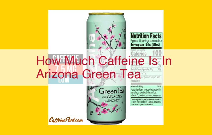 Arizona Green Tea: Your Caffeine Intake Guide for Optimal Energy