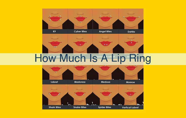 Lip Rings: Prices, Materials, and Essential Considerations for Piercing