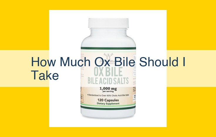 Ox Bile Supplements: Essential Considerations for Optimal Digestion