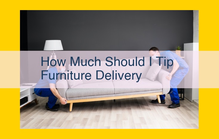 Comprehensive Guide: Determine the Right Tip for Furniture Delivery