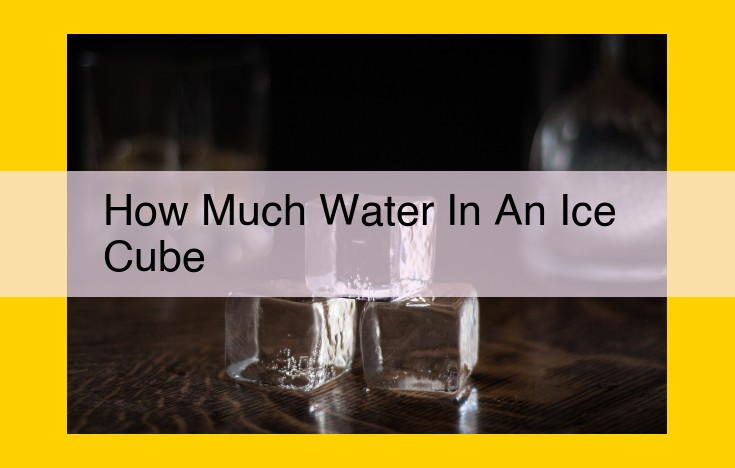 Understanding the Intriguing Structure of Ice Cubes and Their Unique Floating Behavior