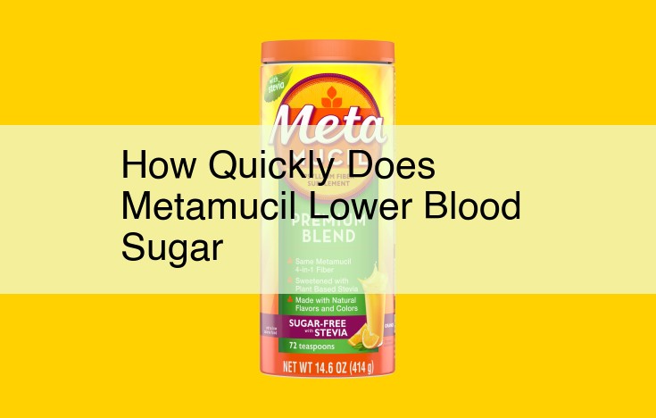 Unlock Blood Sugar Control: Explore Metamucil's Fiber Benefits