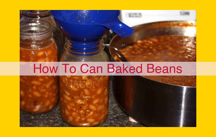 Canning Baked Beans: Preserve a Hearty Dish at Home with Safety and Ease